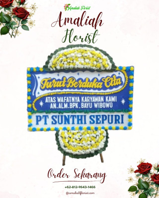 Papan Bunga Duka di Nanggerang
