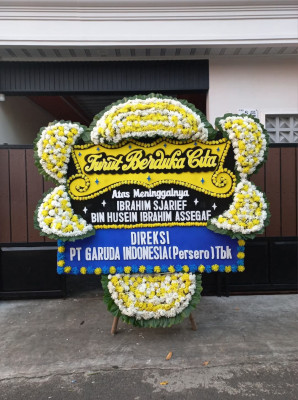 Papan Bunga Duka di Nanggerang