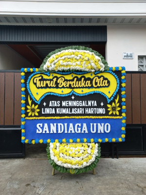 Papan Bunga Duka di Nanggerang